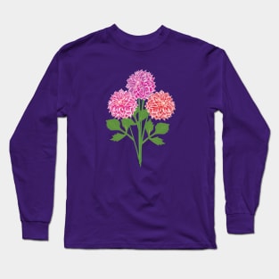 Dahlias Long Sleeve T-Shirt